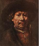 REMBRANDT Harmenszoon van Rijn Little Self-portrait sgr France oil painting reproduction